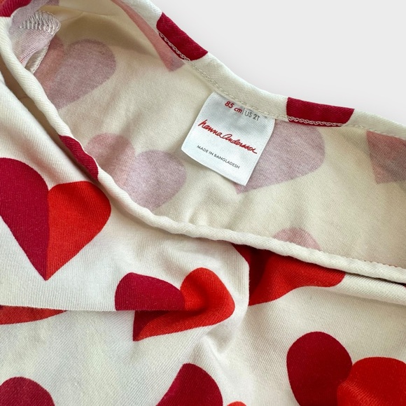 Hanna Andersson Heart Red Dress - Picture 4 of 4